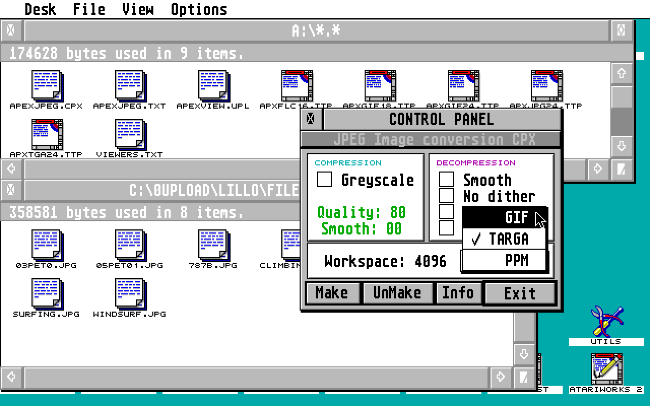 Apex Image Viewers atari screenshot
